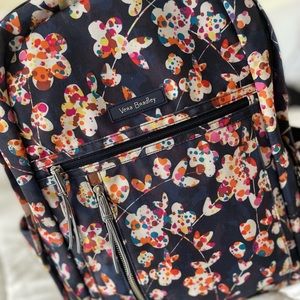 Vera Bradley Cut Vines study hall backpack,